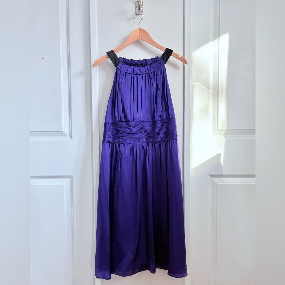 Kay Unger New York 100% Silk Evening Dress – Purple – Size 12